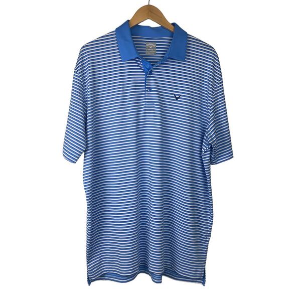 Callaway Other - Callaway Men’s SS Striped Golf Shirt, Size XL